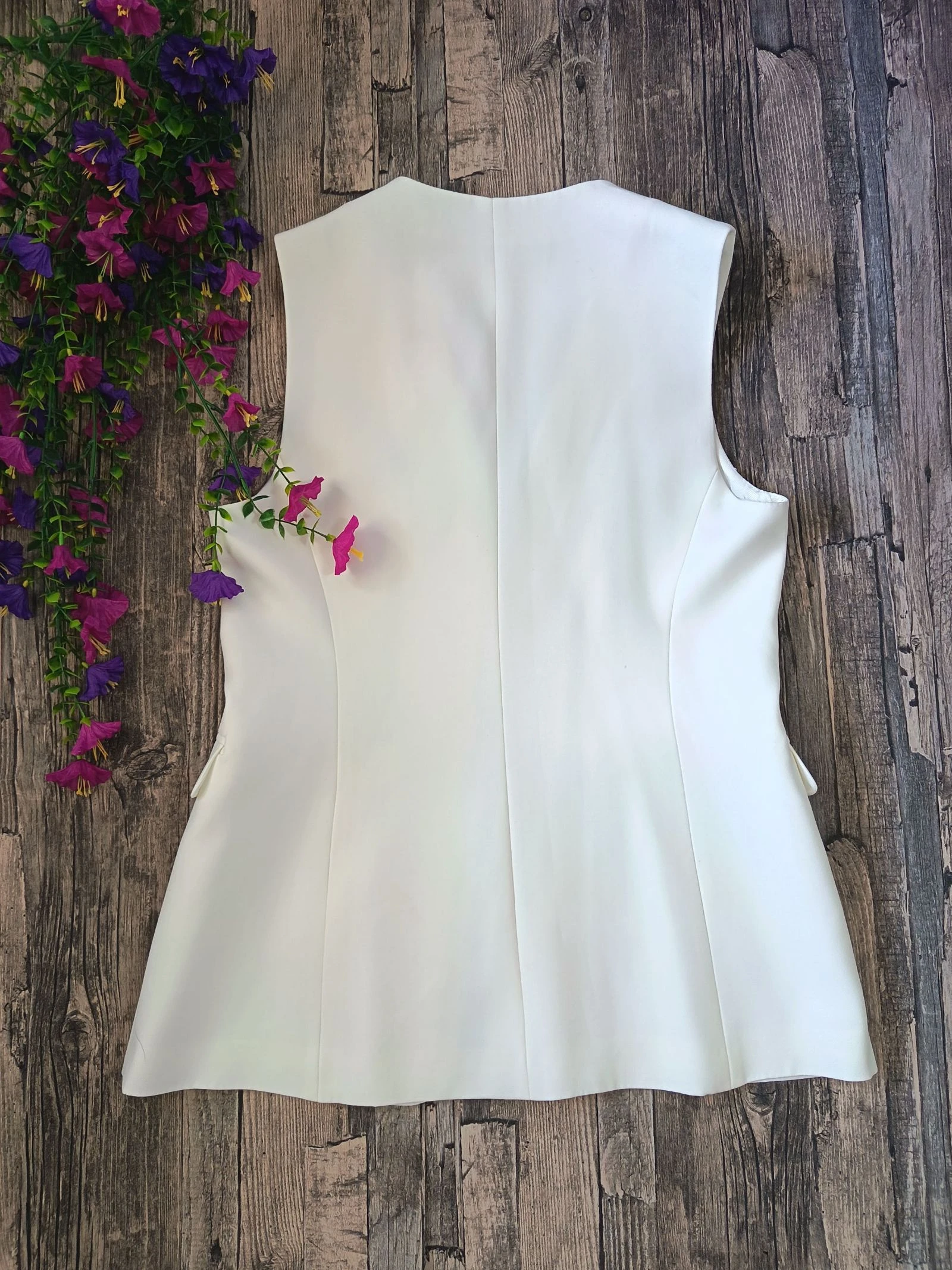 Chaleco Blanco ♡ Zara * Talla M – photo 3